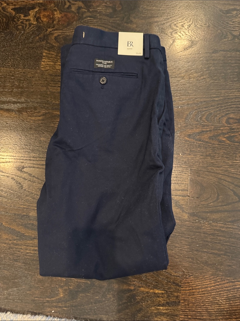 Banana Republic Men's Dark Navy Dress Pants